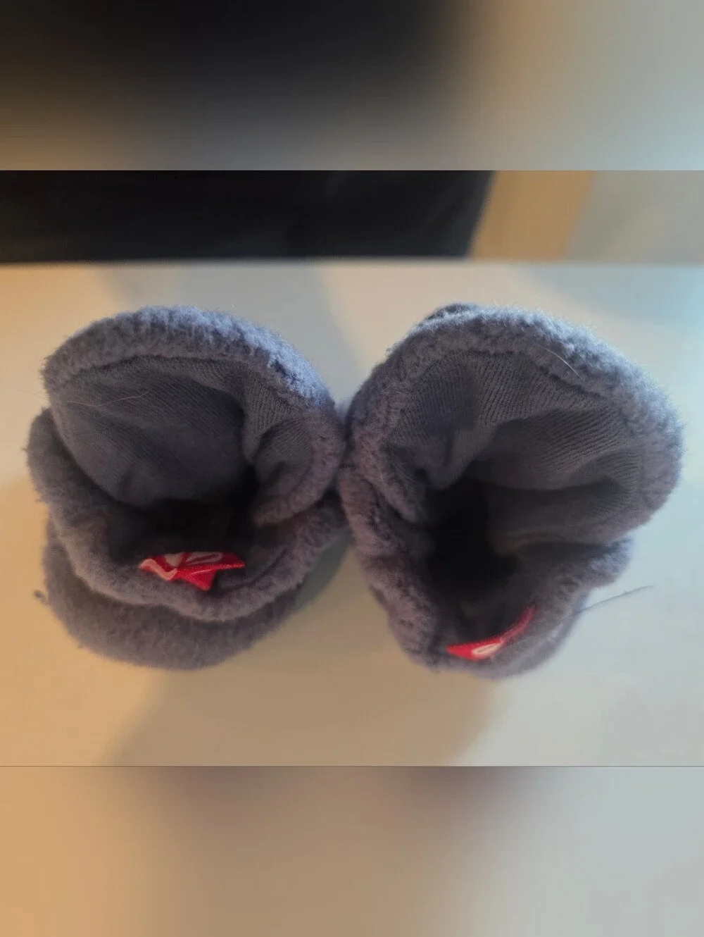 Zutano Cozie Fleece Color Block Gripper Baby Bootie (3month)